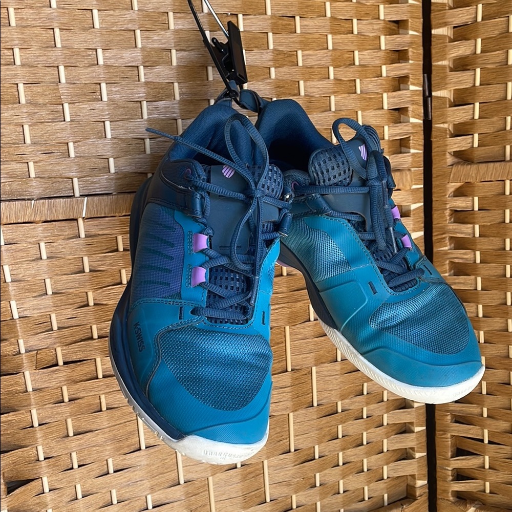 K-Swiss Blue and Purple Sneakers